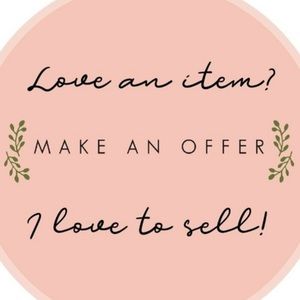 Love the item but not the price?? MAKE ME AN OFFER!